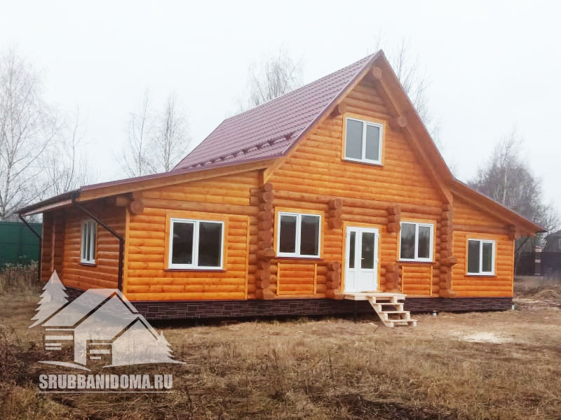 Сруб дома 12х12 3