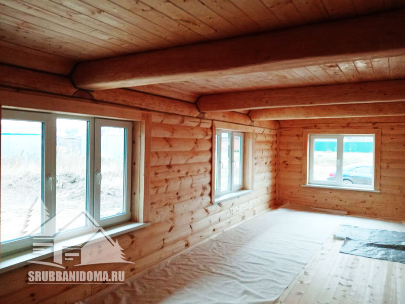 Сруб дома 12х12 4