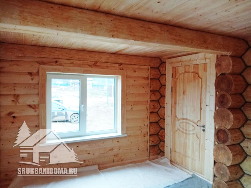 Сруб дома 12х12 5