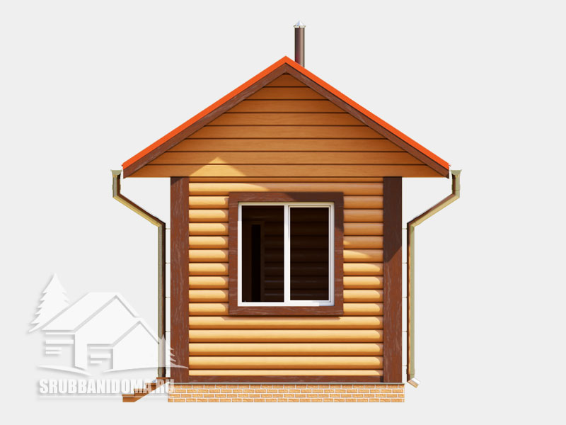 Сруб бани 3х6 12