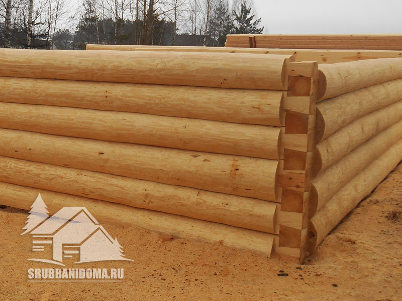 Сруб бани 4х4 3