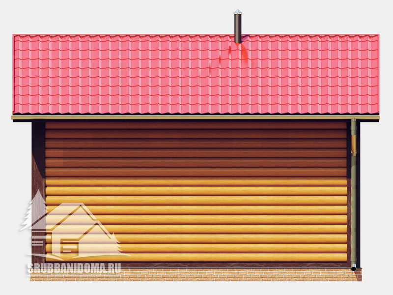 Сруб бани 4х6 9