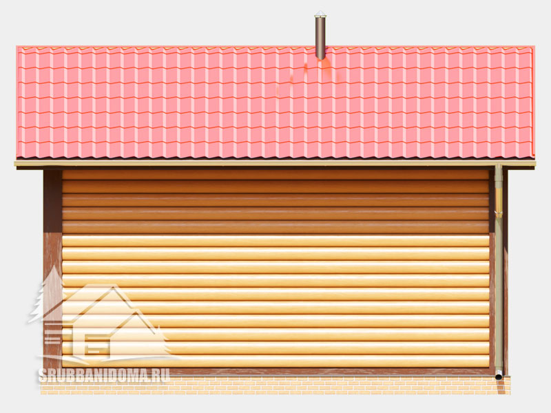 Сруб бани 5х6 9