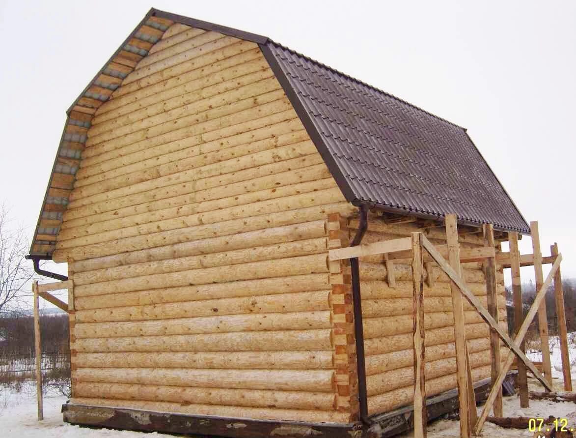 Сруб бани 5х6 2