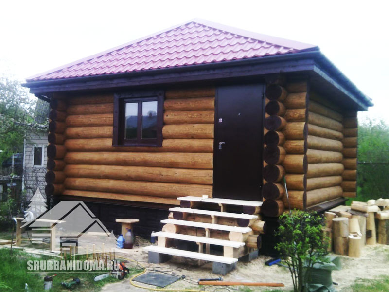 Сруб бани 3 на 5