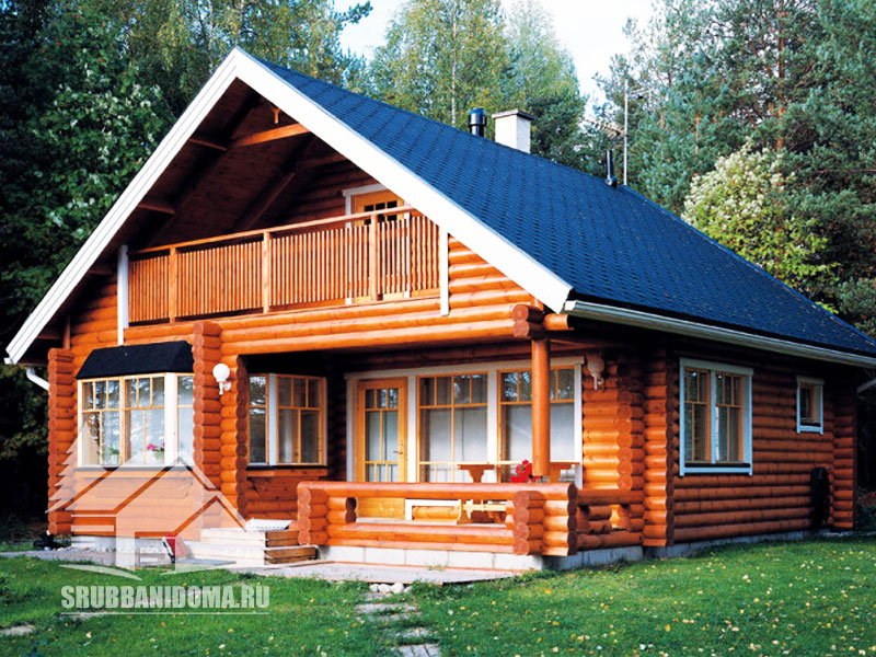 Сруб дома 6 на 8