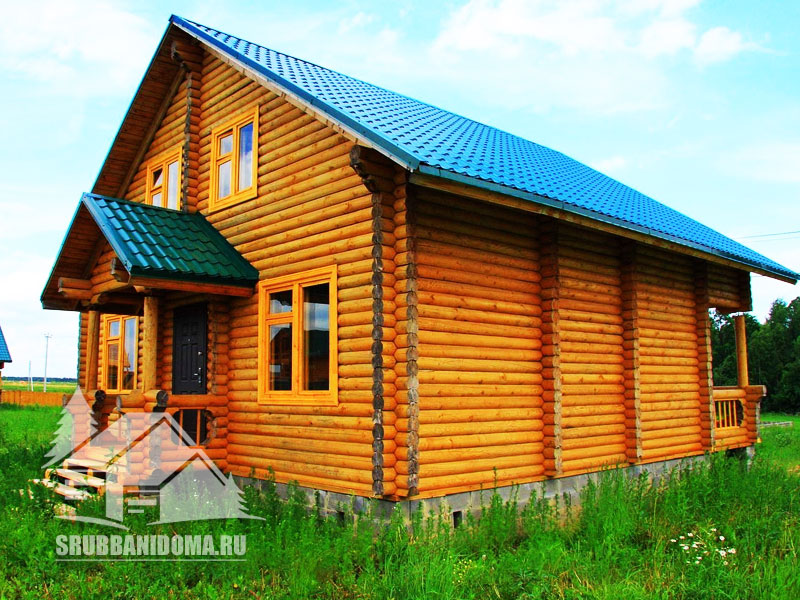 Сруб дома 7х7 5