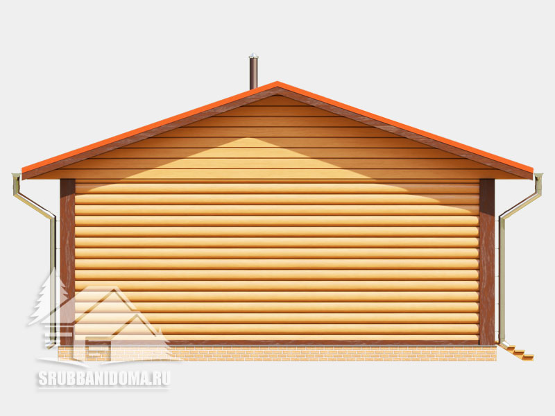 Сруб бани 7x8 9