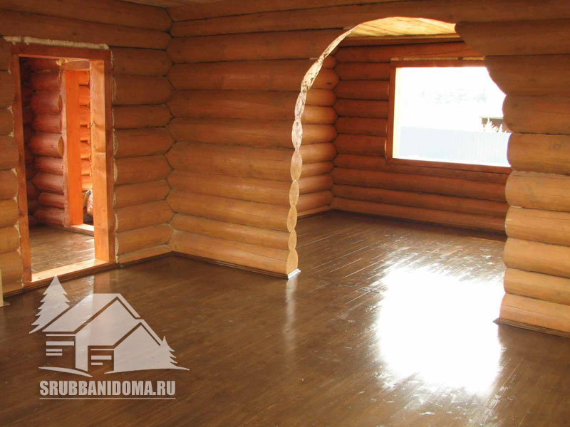 Сруб дома 12х13 4