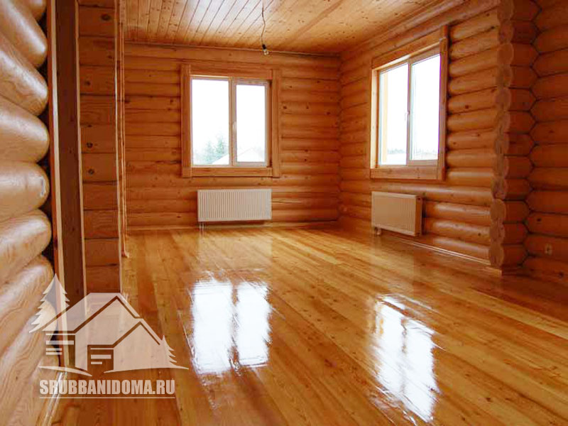 Сруб дома 6х8 5