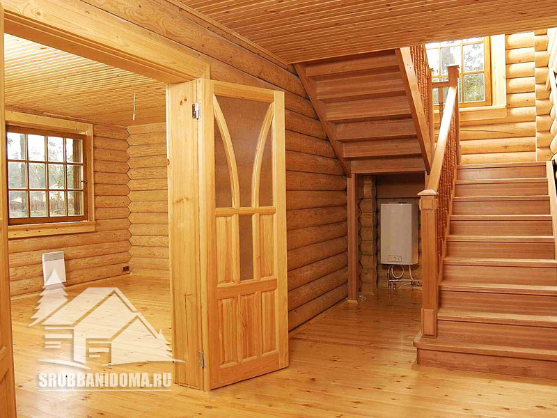 Сруб дома 8х8 5