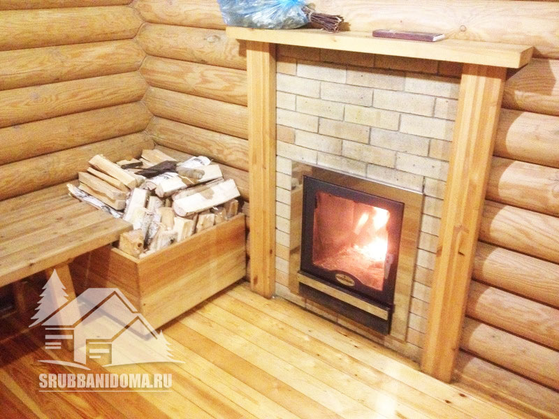 Сруб бани 5х7 с террасой 3