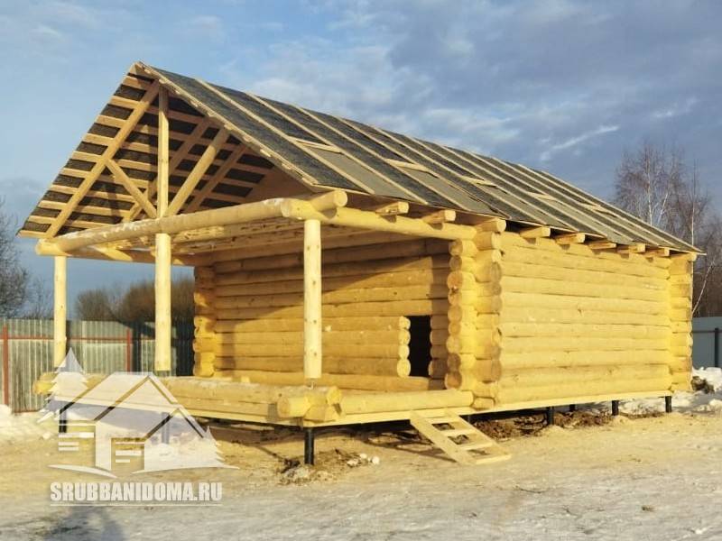 Сруб бани 6х6 2